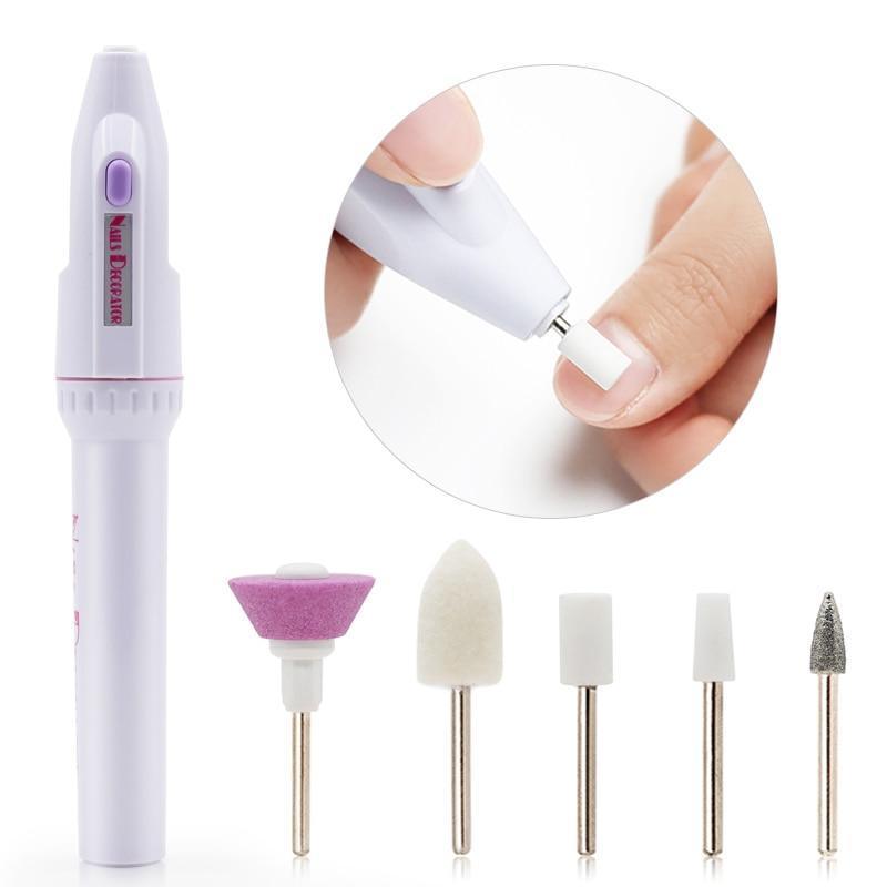 Kit Elétrico Para Manicure 5 Em 1