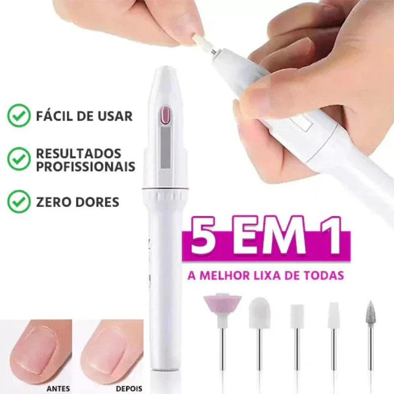 Kit Elétrico Para Manicure 5 Em 1