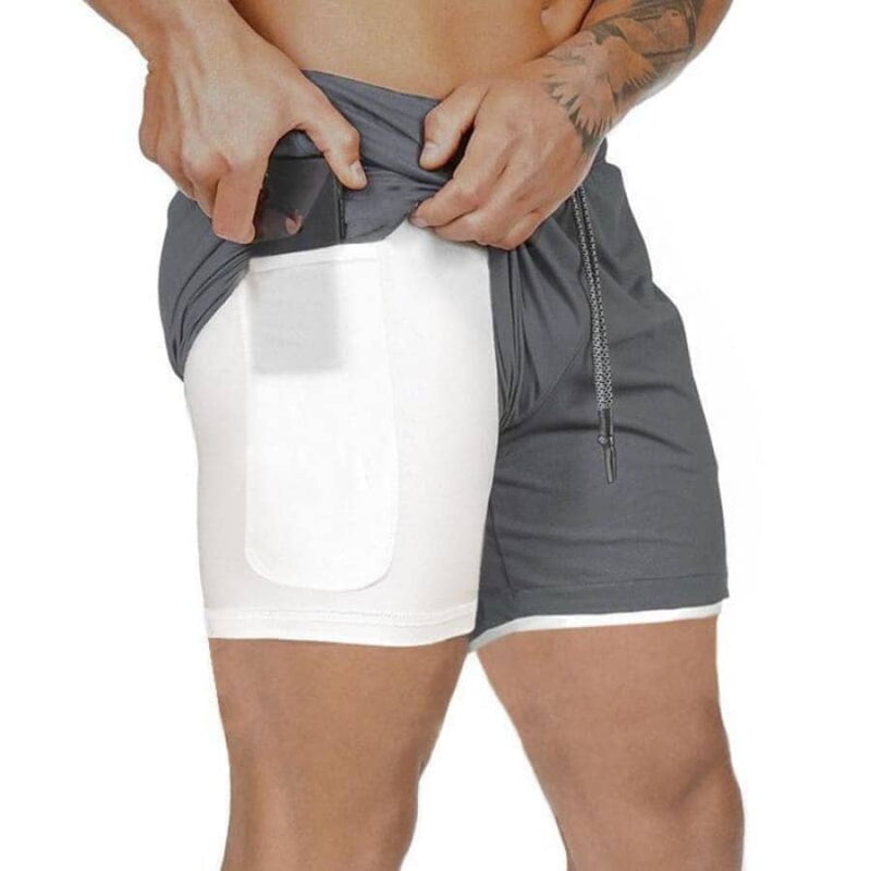 Shorts Para Treino 2 em 1 Esporte Air Effect - Encantos Mil Shop