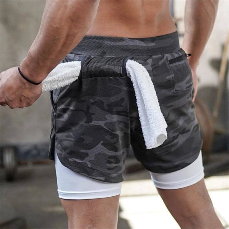 Shorts Para Treino 2 em 1 Esporte Air Effect - Encantos Mil Shop