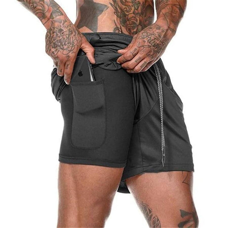 Shorts Para Treino 2 em 1 Esporte Air Effect - Encantos Mil Shop