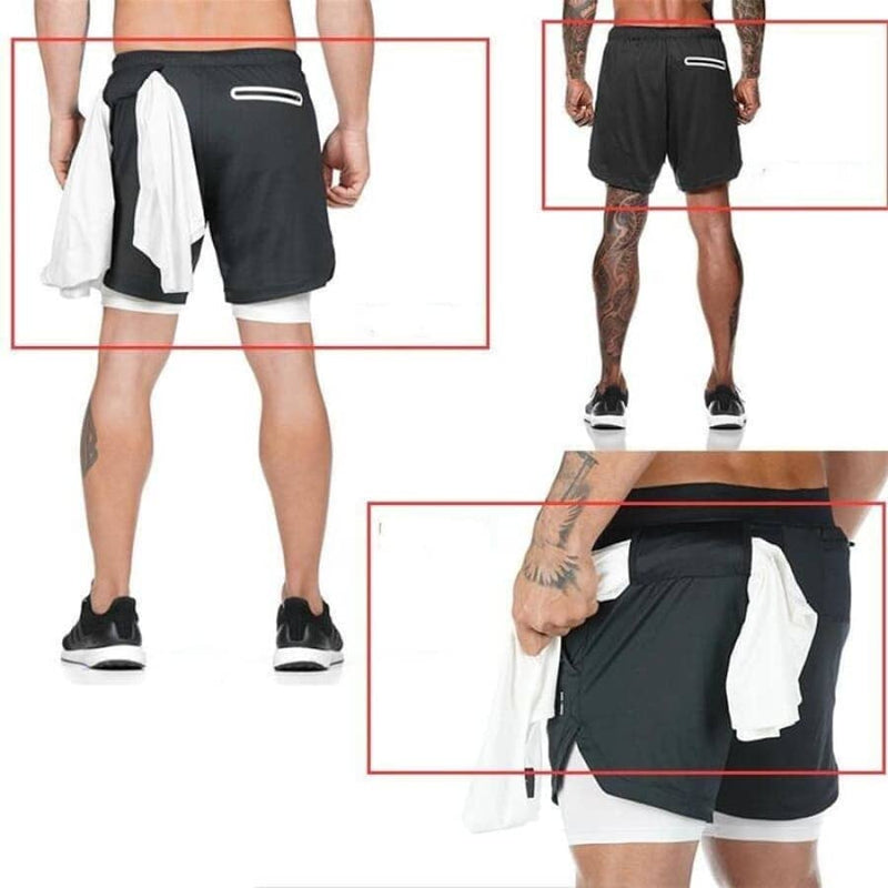 Shorts Para Treino 2 em 1 Esporte Air Effect - Encantos Mil Shop